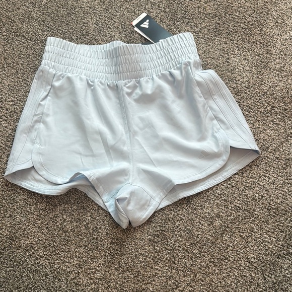 adidas Pants - Adidas Women's Light Blue Shorts, size XS